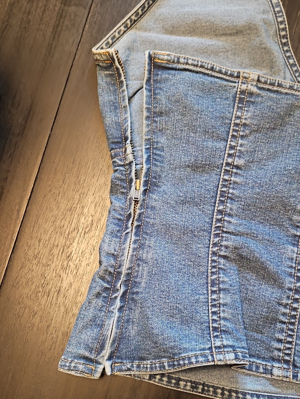Ralph Lauren Medium Blue Denim Halter Top - Picture 4 of 5